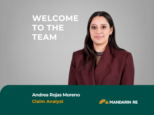 Mandarin Re Strengthens Claims Function with Appointment of Andrea Rojas Moreno