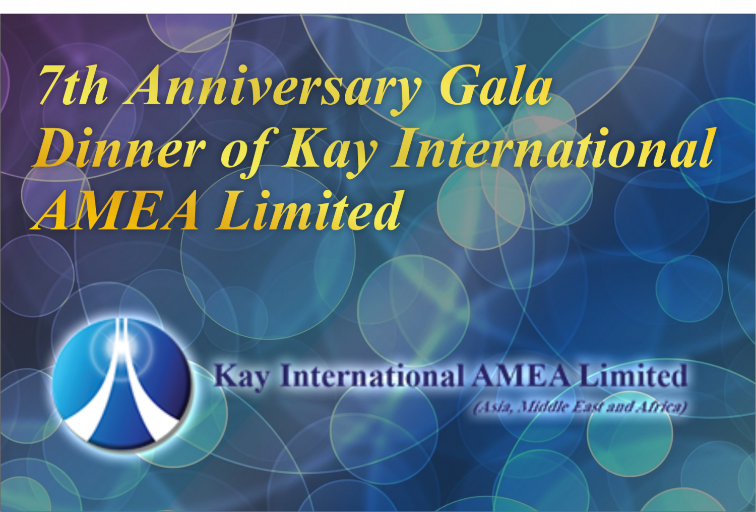 Mandarin Re Attends 7th Anniversary Gala Dinner of Kay International AMEA Limited